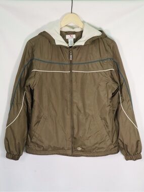 Sport-Tek Jacket with Fleece Lining | Olive Brown Size Small
